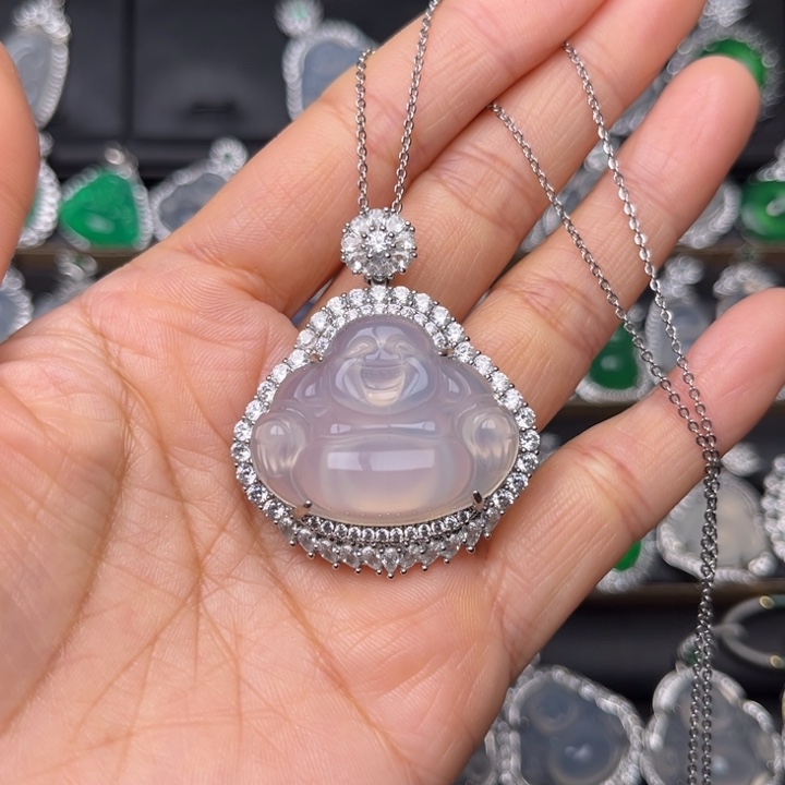 玛瑙/玉髓颈饰合金