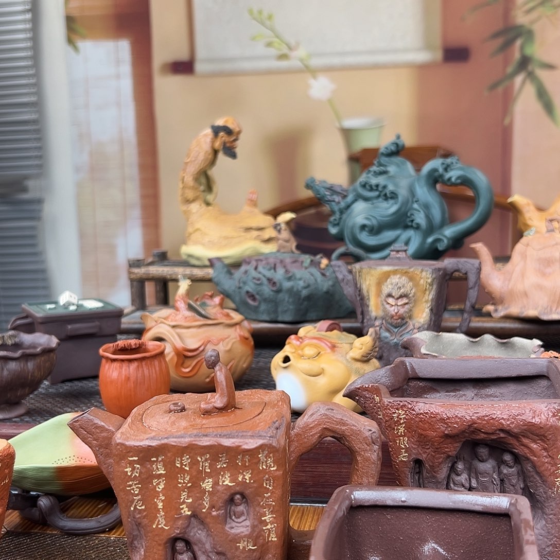 紫砂茶壶段****4石窟健康咯哦哦哦