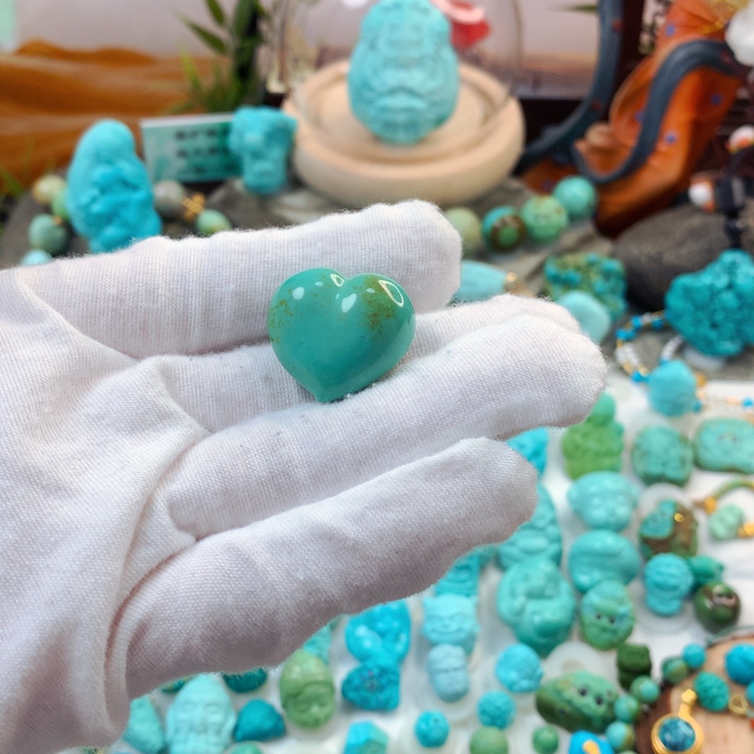 绿松石未镶嵌珠宝半成品