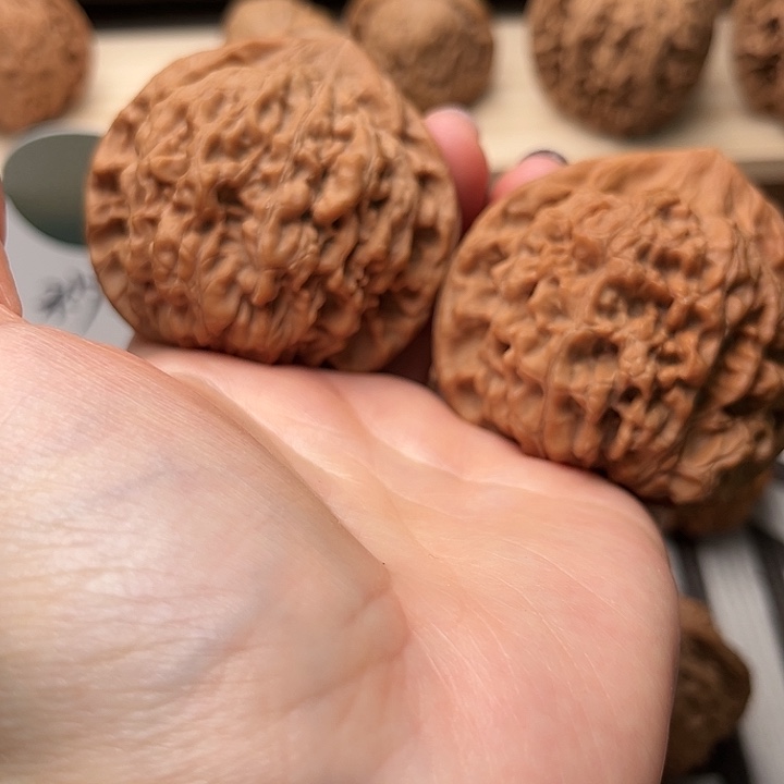 张***马吊坠文玩核桃官帽53