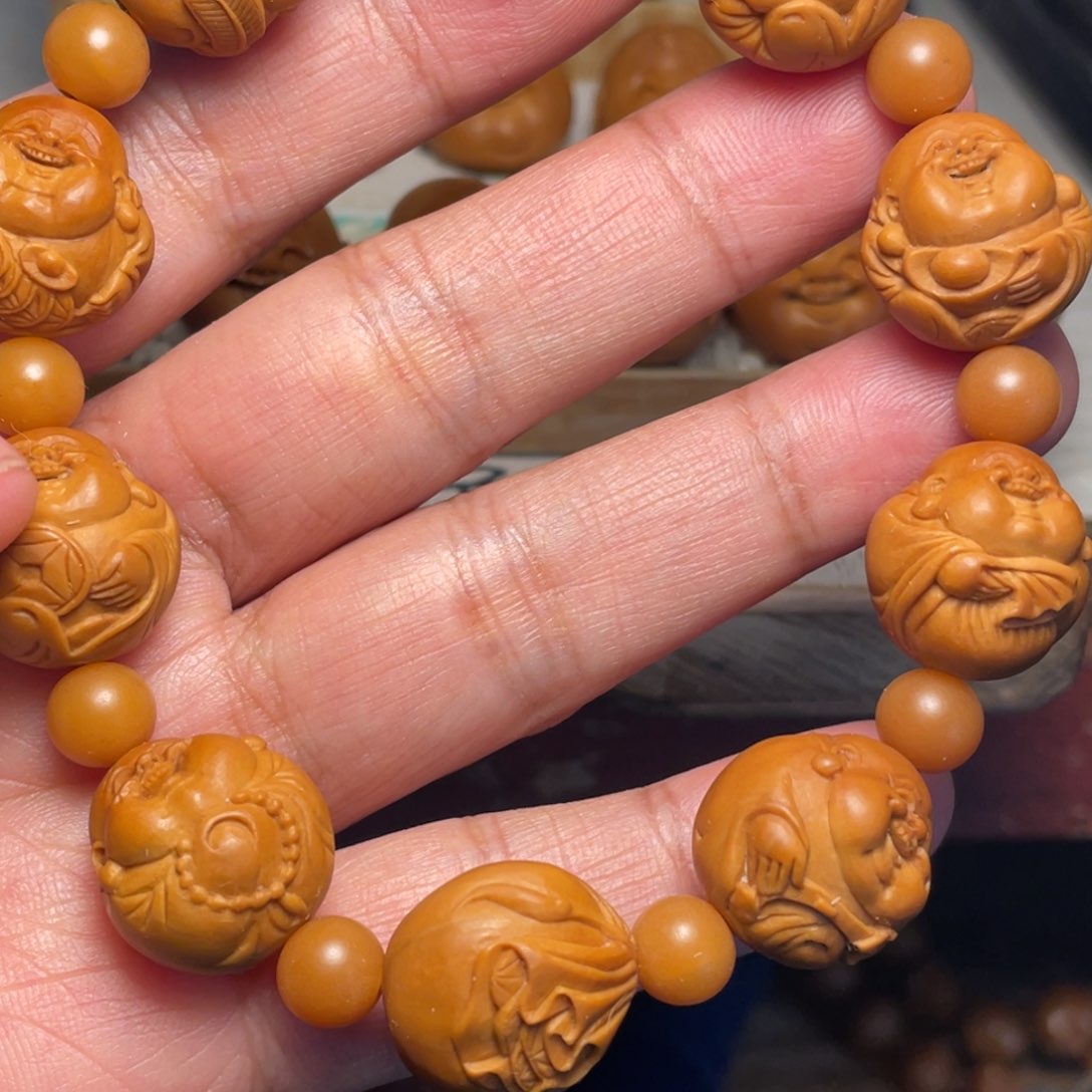 橄榄核手串/手链1.7*1.8精品八大弥勒