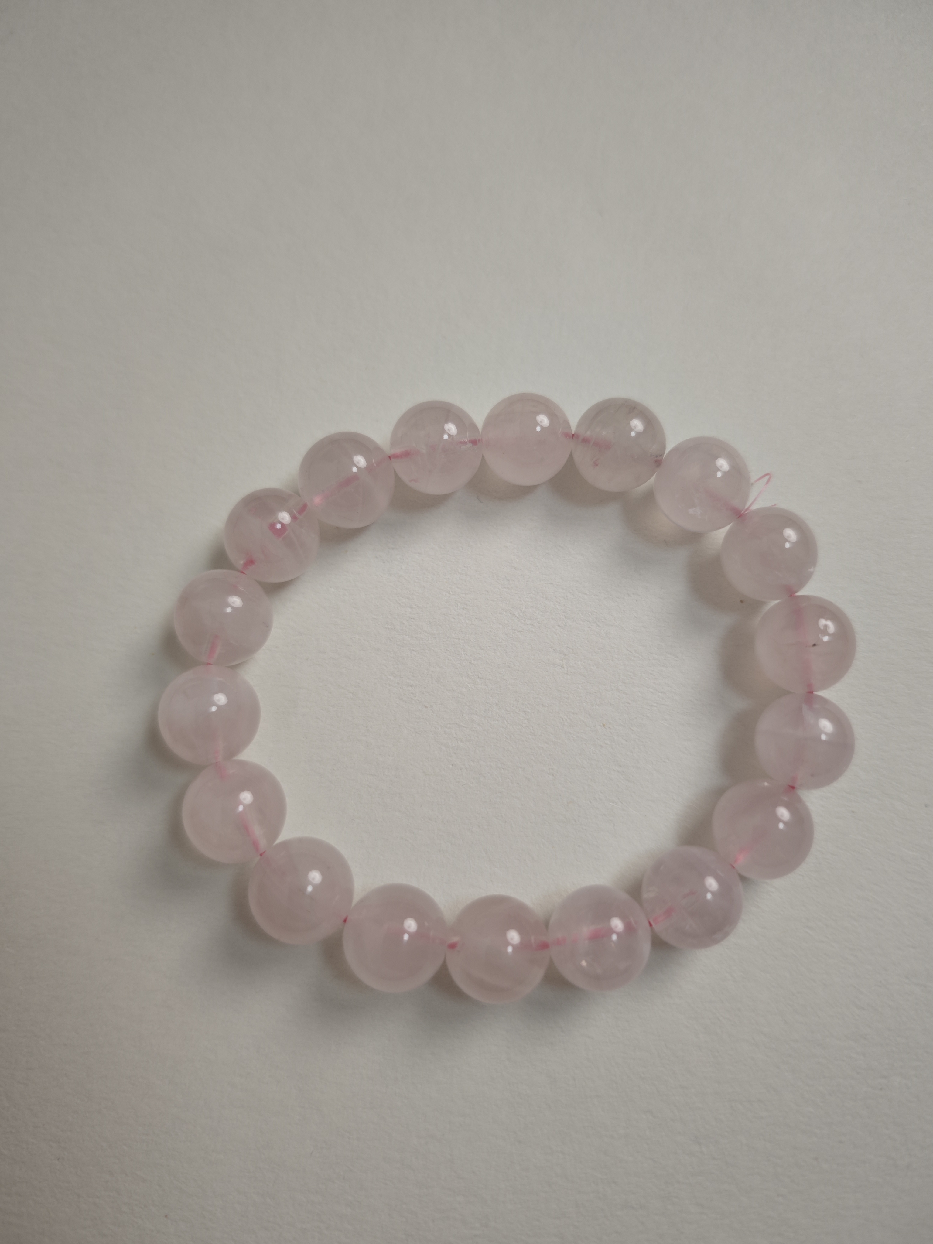 浪漫马达加斯加粉水晶手串甜美风格