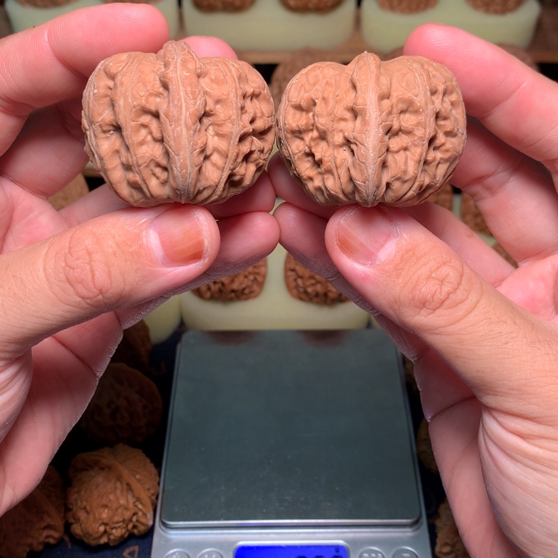 吊坠文玩核桃44平谷元宝无药全品