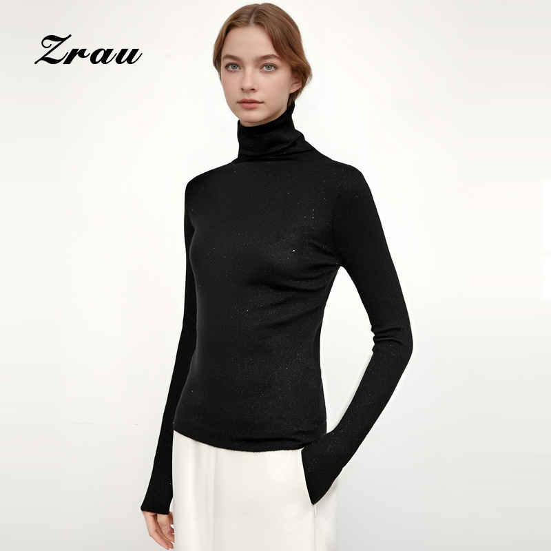 ZRAU秋冬新款简约打底高领针织衫91050441266