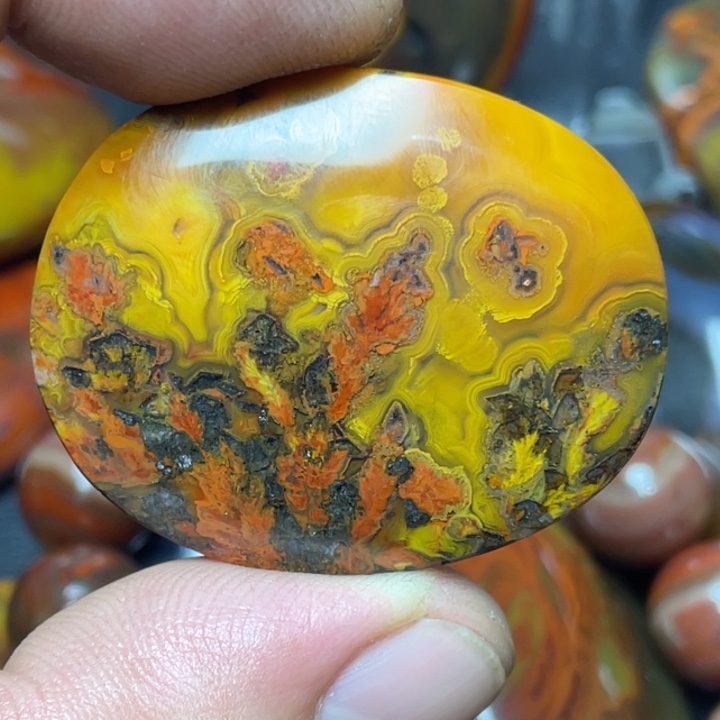 L***Y玛瑙/玉髓合金战国红