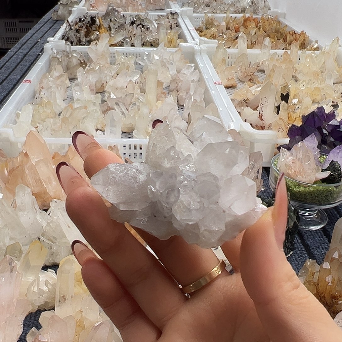 ˇ***༠珠宝半成品水晶银S925镶嵌