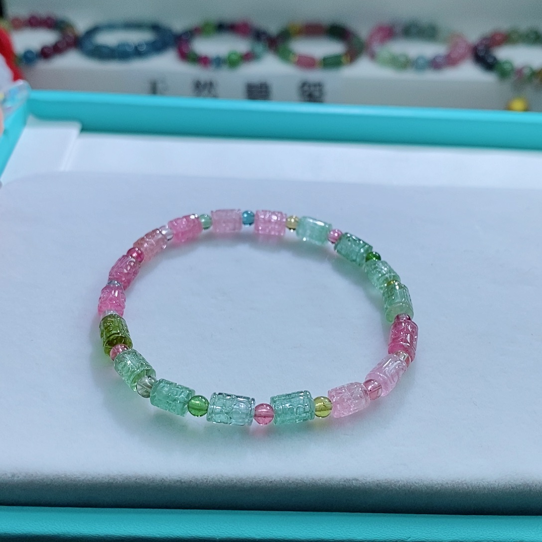 碧玺手链未镶嵌碧玺手链