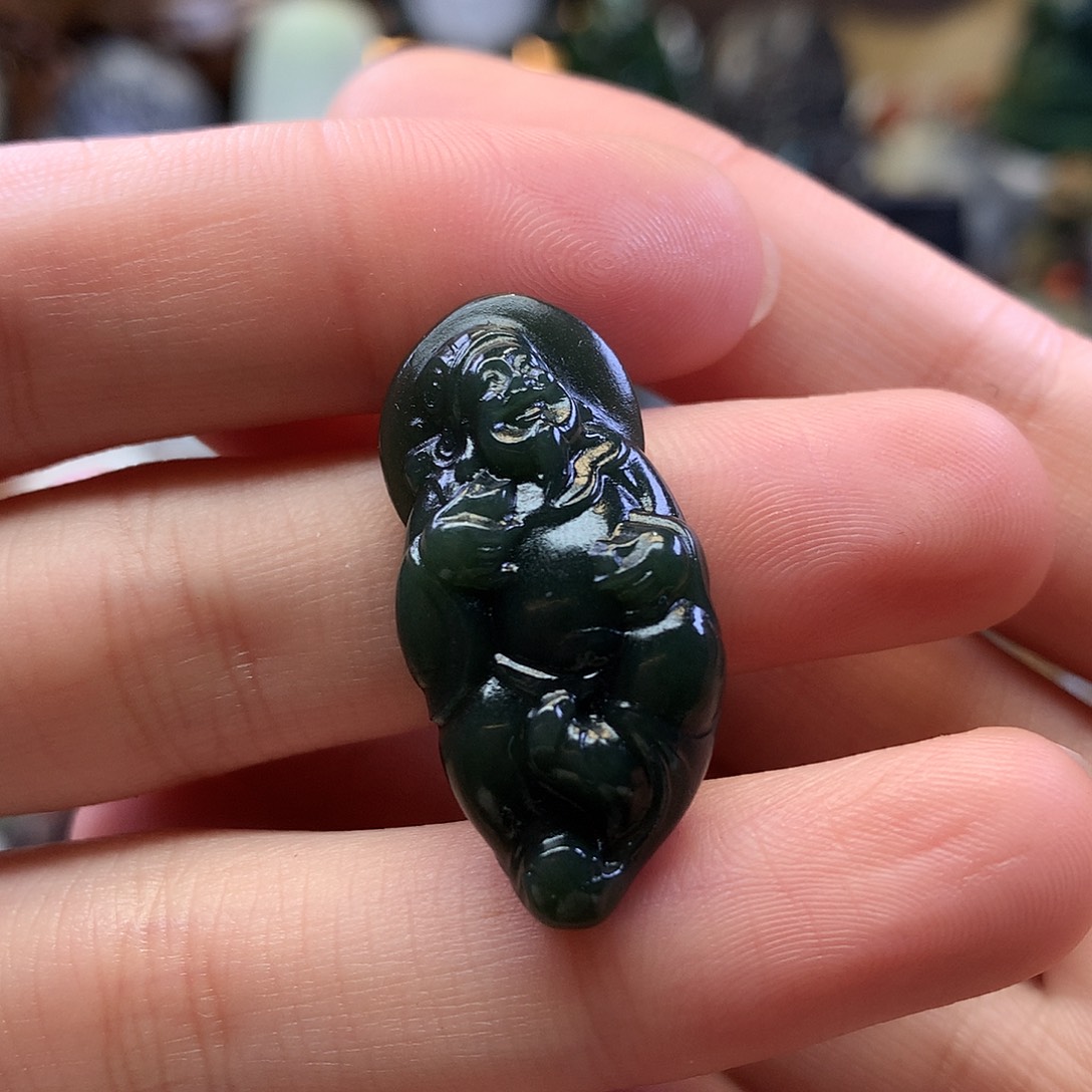 和田玉颈饰未镶嵌