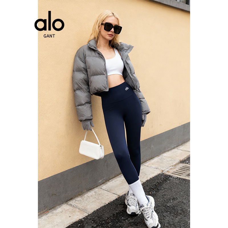 ALOGANT正品冬季新款7A抗菌保暖加厚羊绒打底鲨鱼裤女款|KU1002