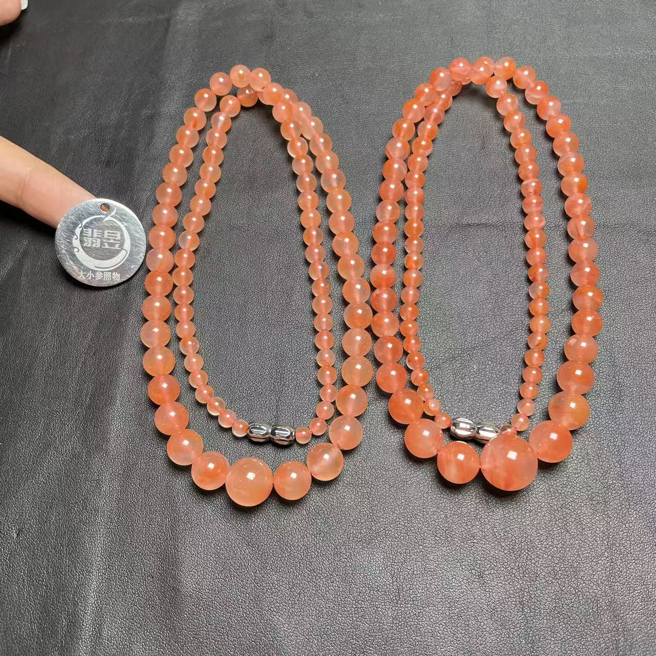 翡昱N28-61436-南红珠链颈饰/约83颗/-多样性发其一-C