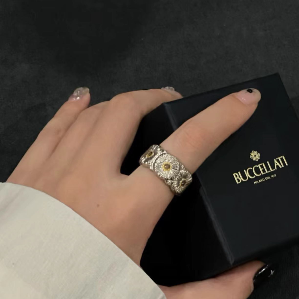 99新 BUCCELLATI/布契拉提 53码 布契拉提/戒指/4046