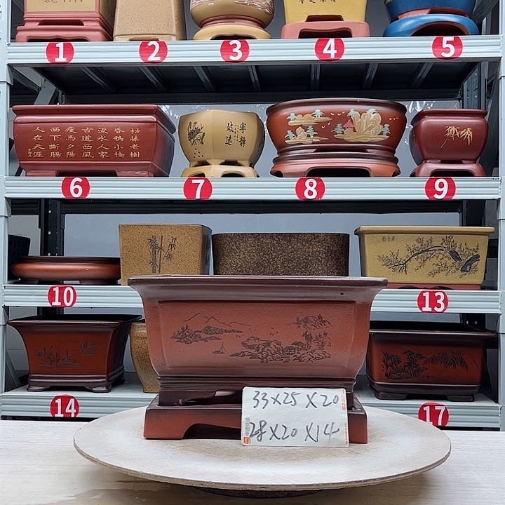 紫砂花盆紫砂花盆