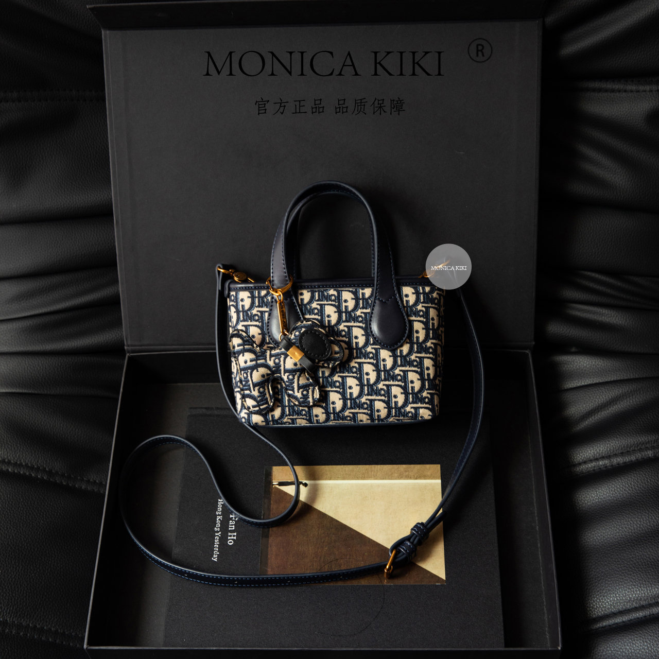 MONICA KIKI/莫妮卡奇奇百搭时尚单肩斜挎包包女秋冬季新款手提包