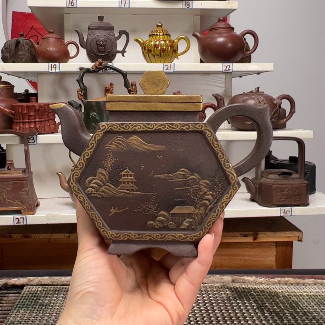 茶壶紫砂原矿紫砂壶
