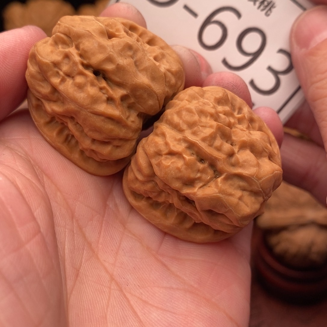 文玩核桃把件开背蛙35