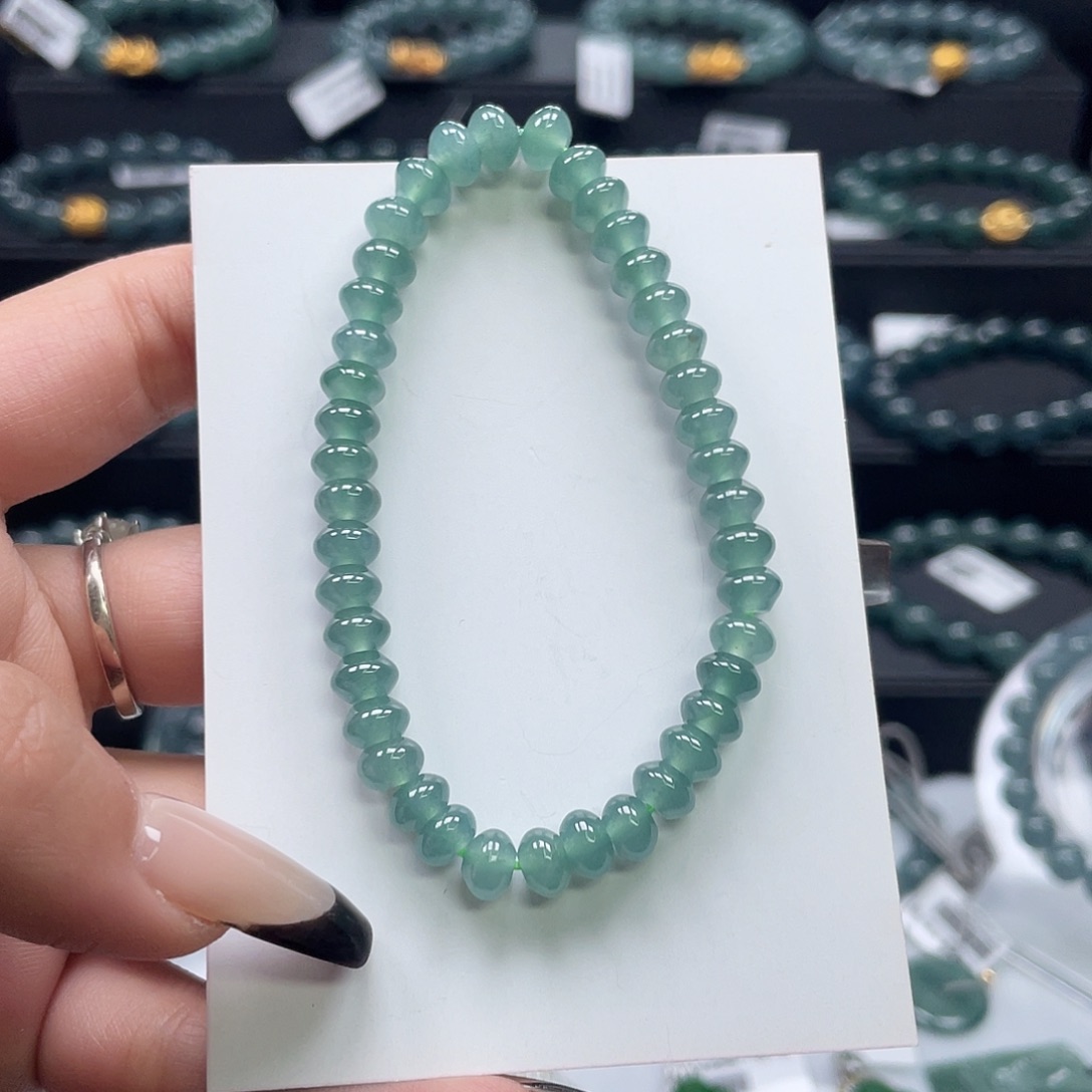 翡翠未镶嵌手链天然a货翡翠