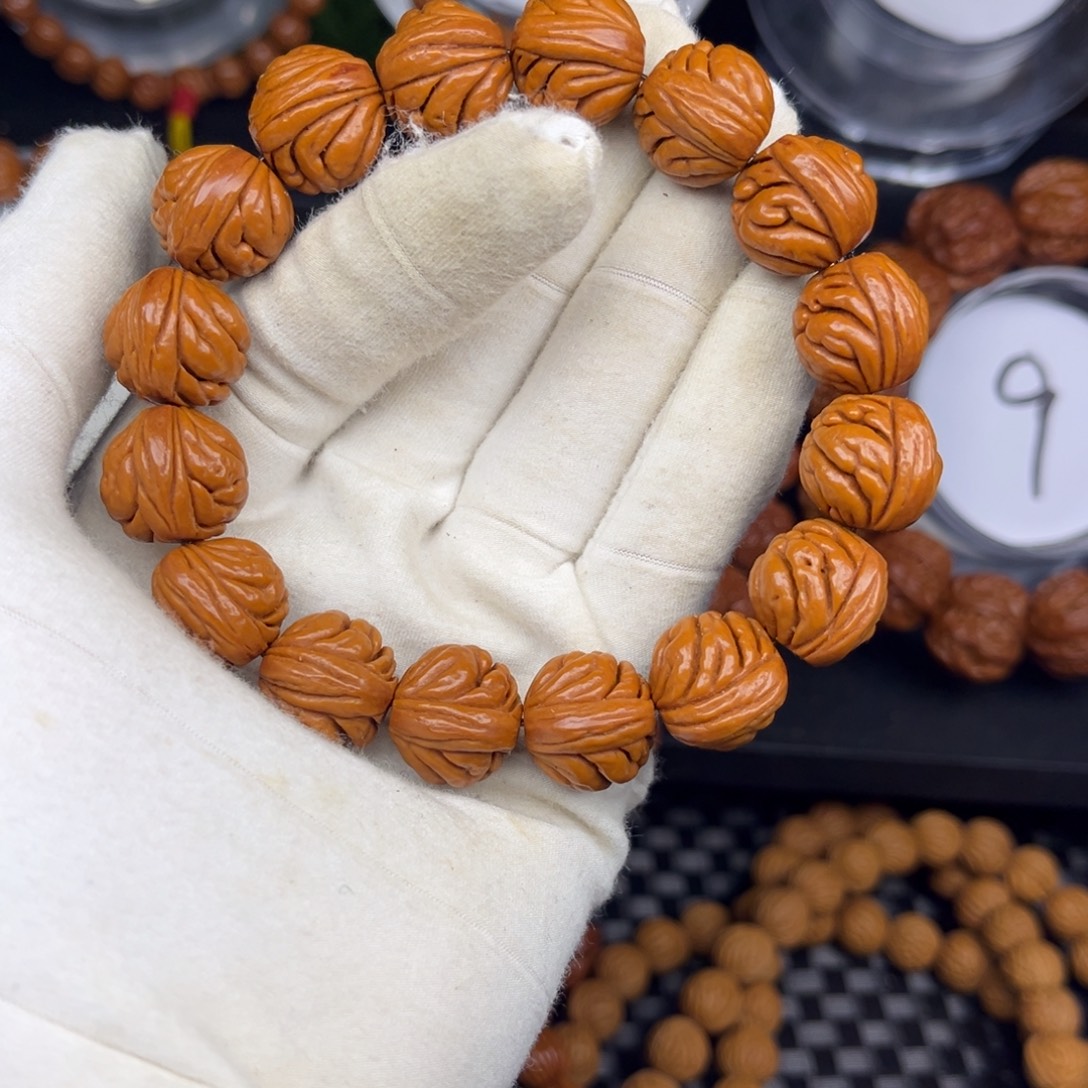 桃核吊坠疙瘩龙单圈