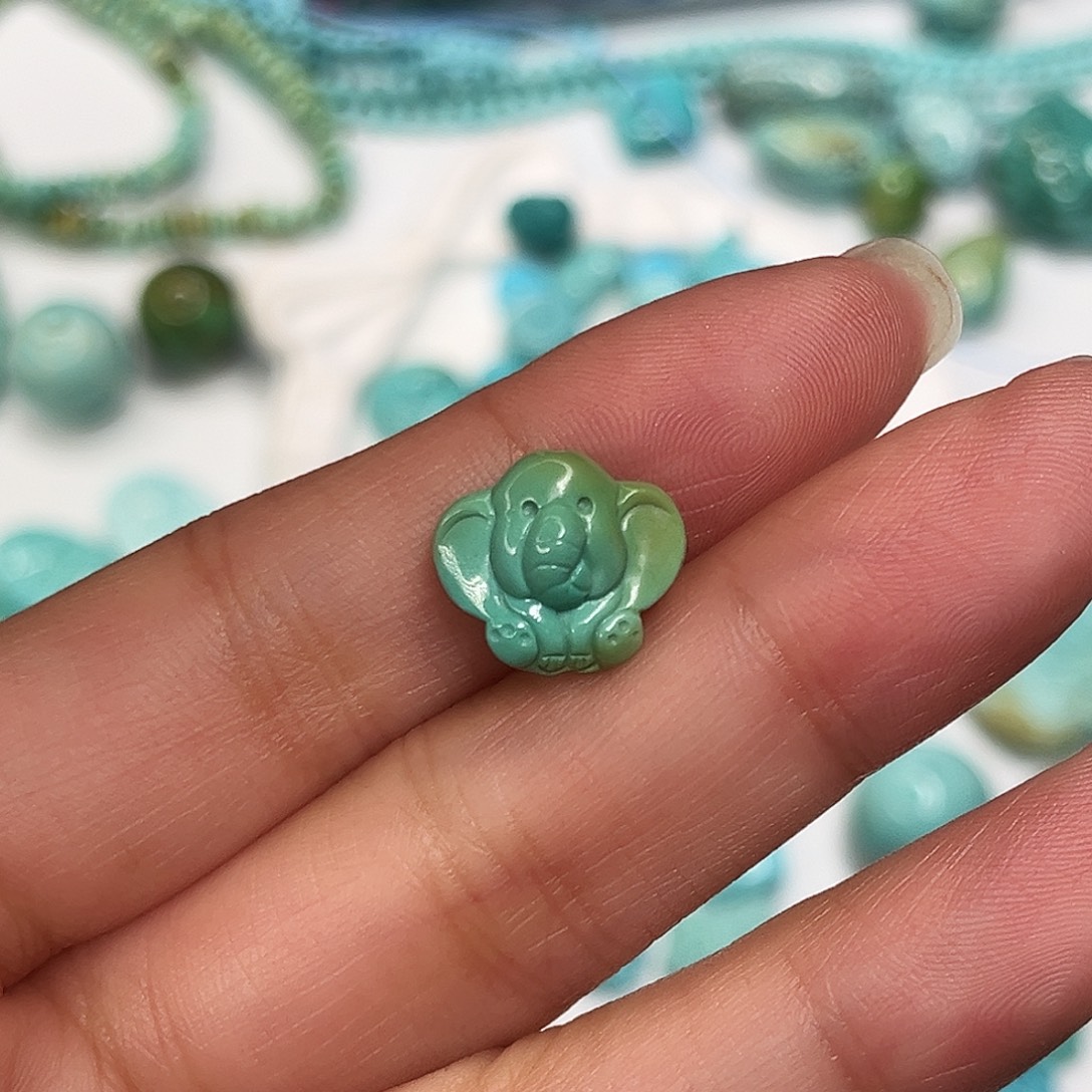 绿松石未镶嵌配饰