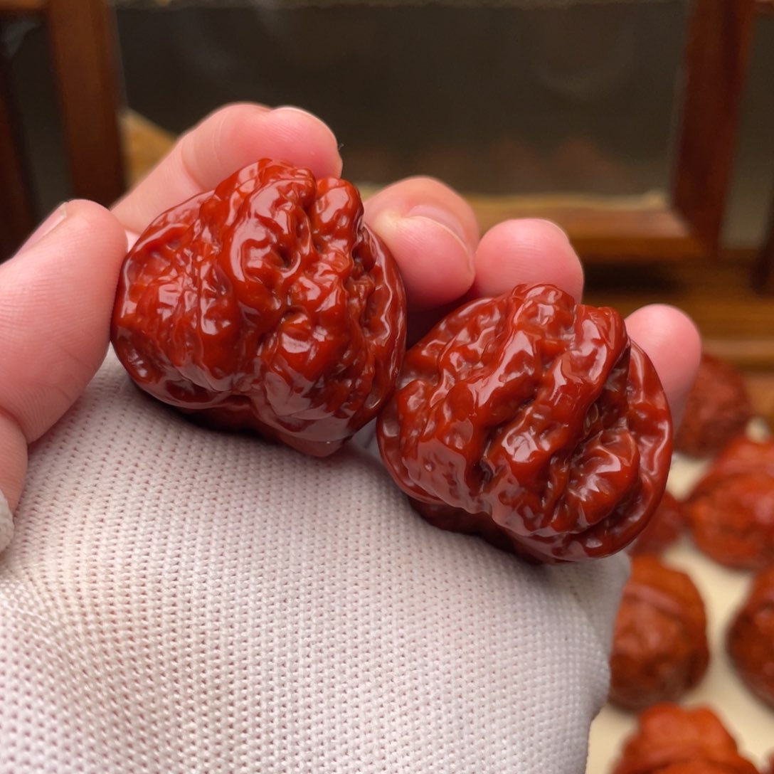 文玩核桃把件蛤蟆头34