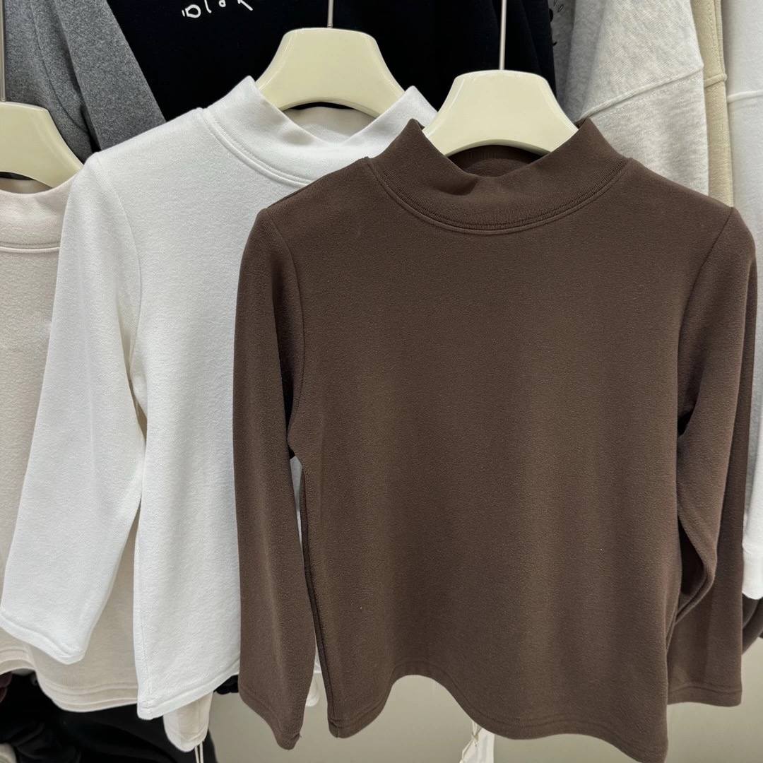 x25125-13-纯色中领打底衫A-Tooo