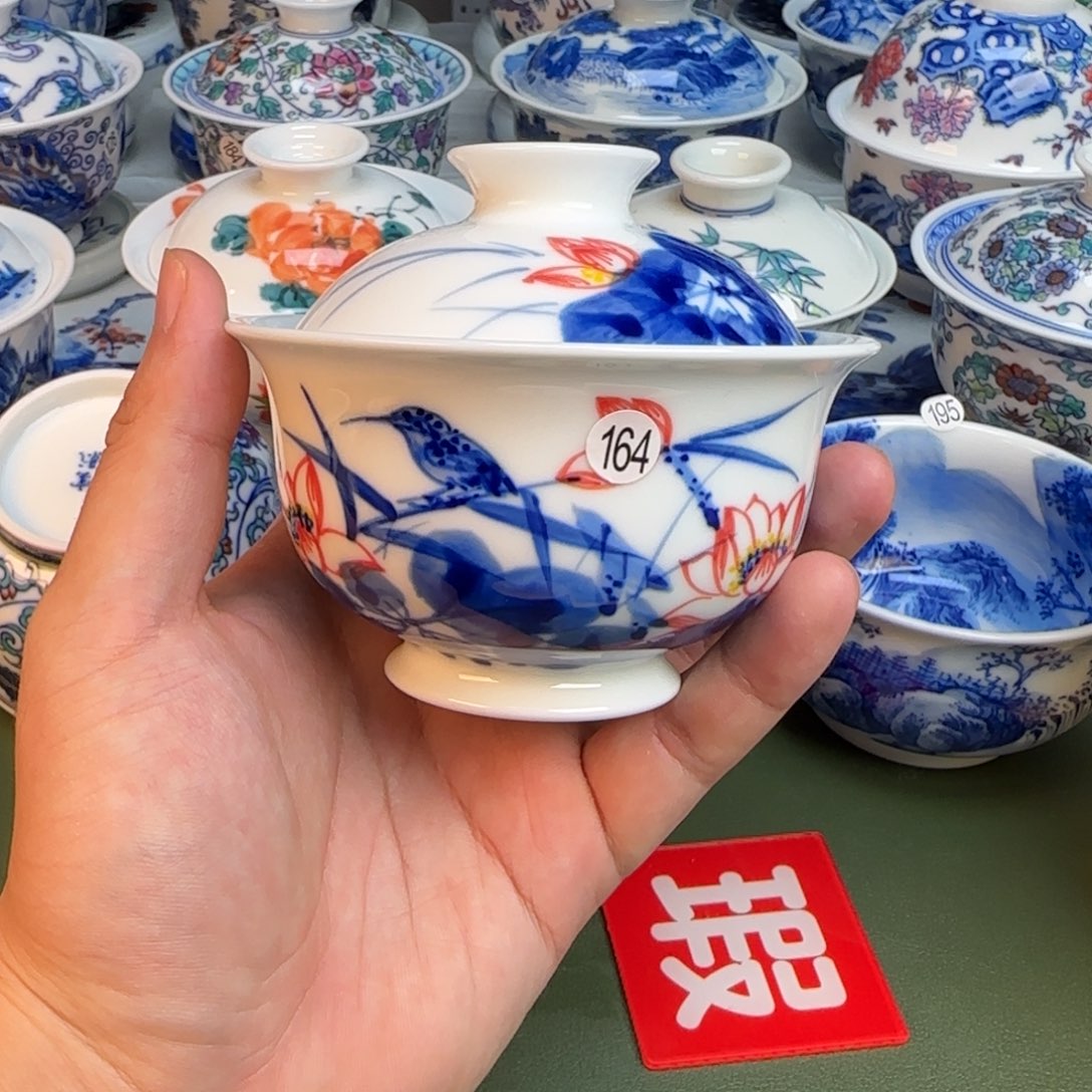 彦祖纯手工手绘茶具164