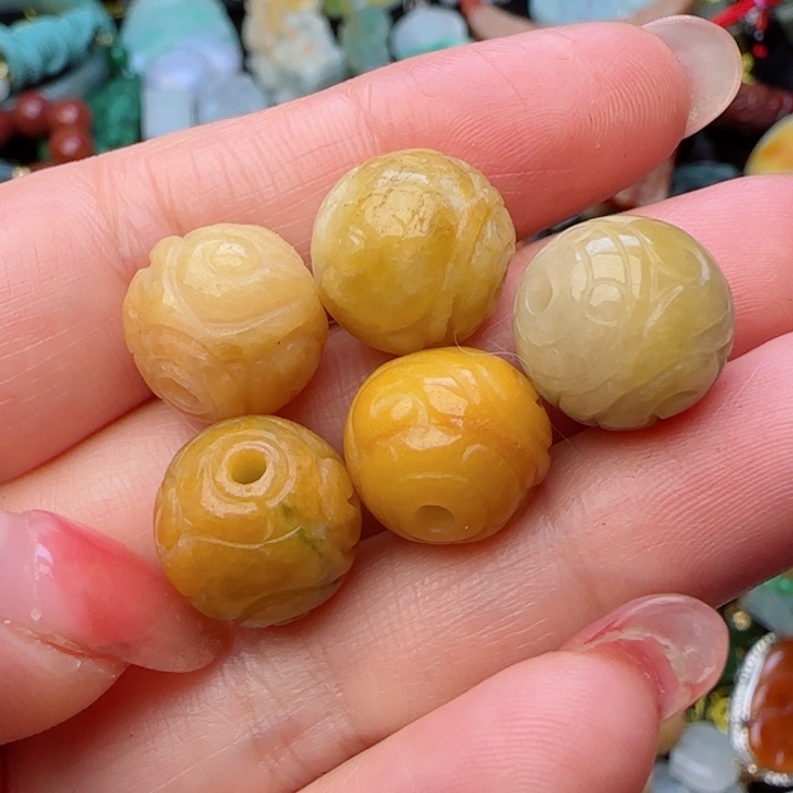 翡翠颈饰未镶嵌天然A货65