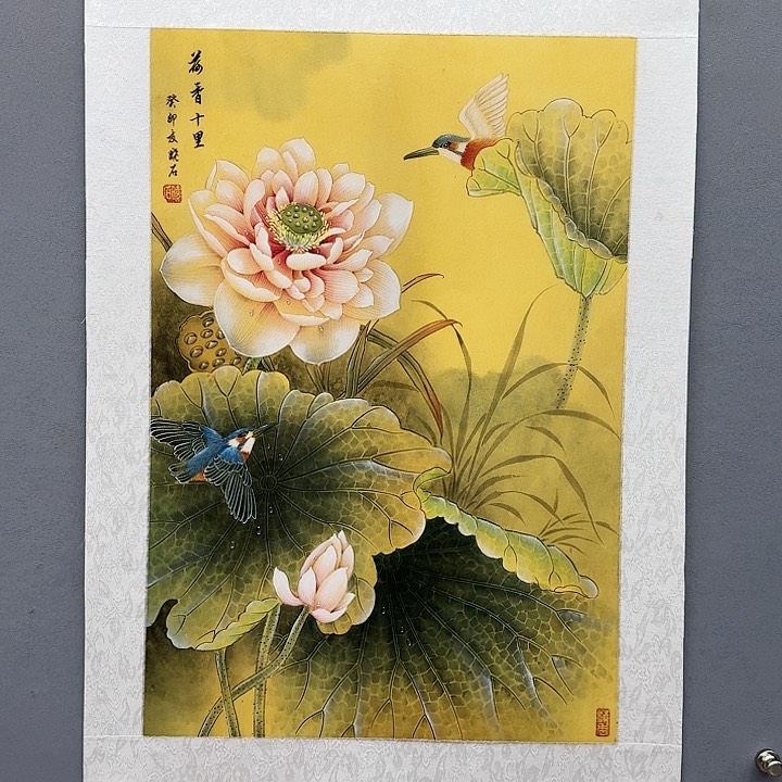 国画书法作品多次参加