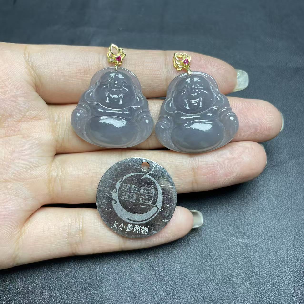 翡昱-SH27-60703-和田玉吊坠s925银扣-多样性发其一