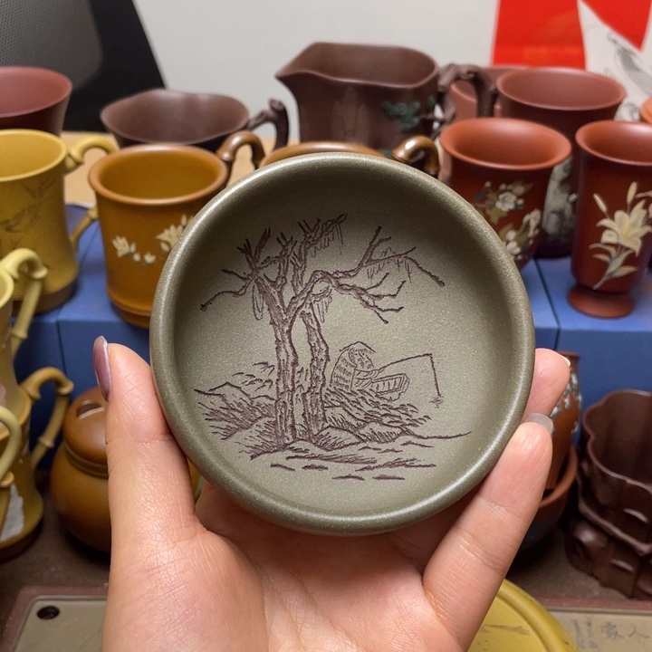 紫砂茶杯紫砂主人杯