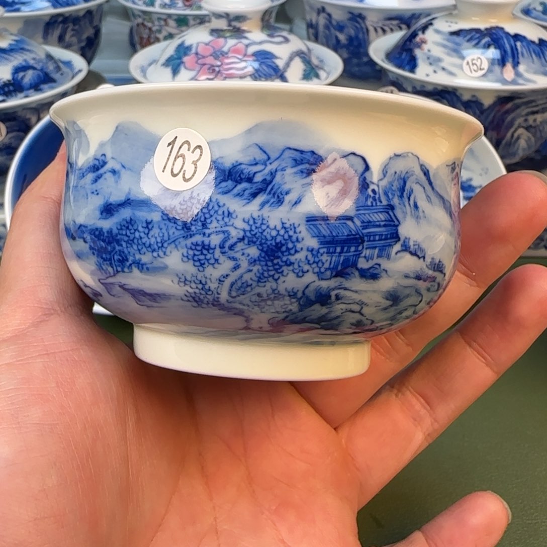 彦祖纯手工手绘茶具163