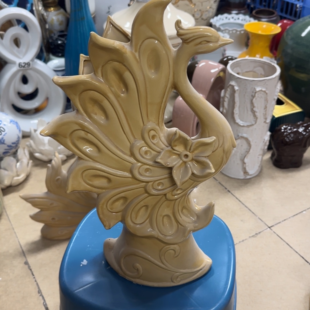 瓷片陶瓷工艺花瓶摆件