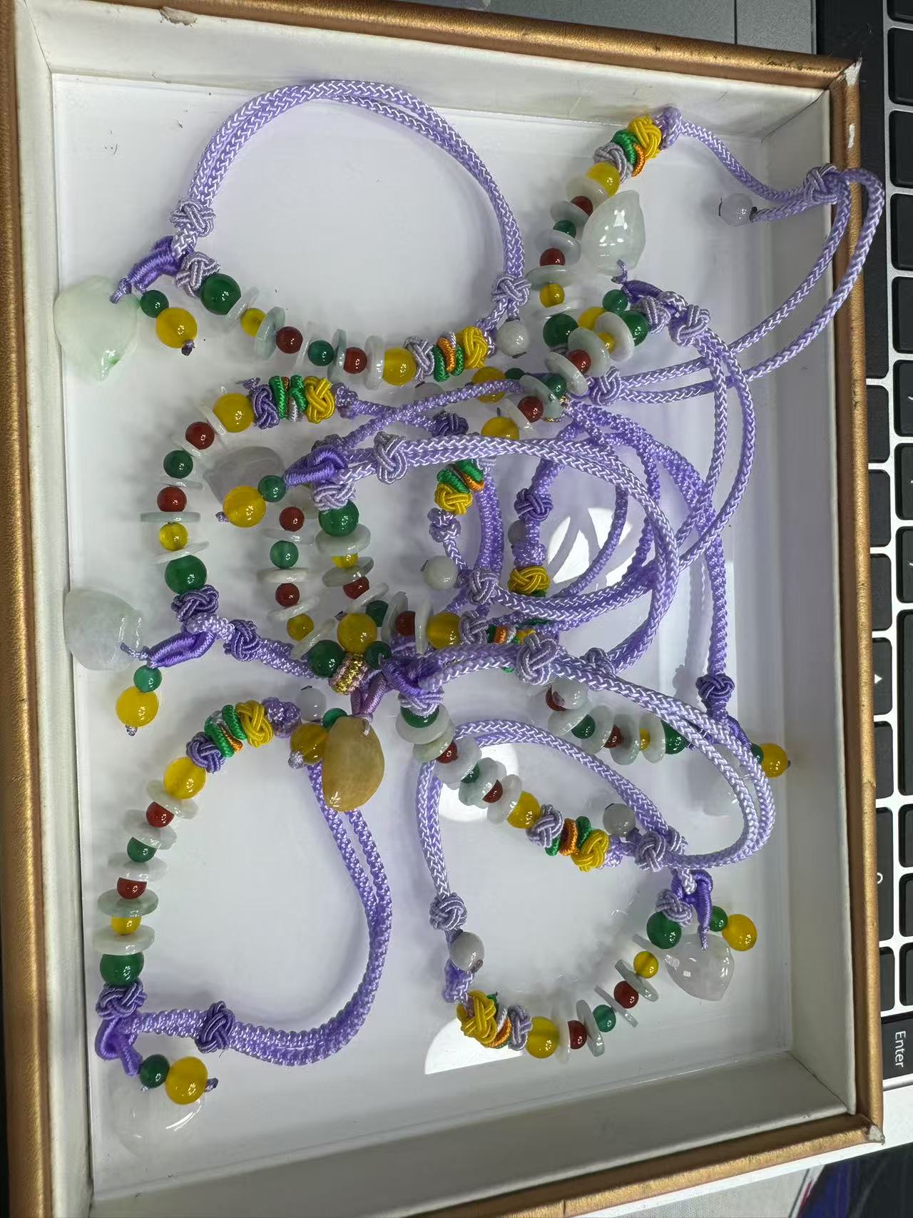 平安扣手绳可自行调节手工编织多样性发1件