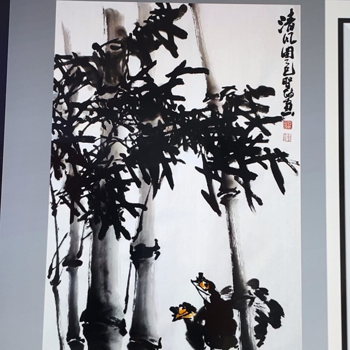 国画张圣敏先生纯手绘作品