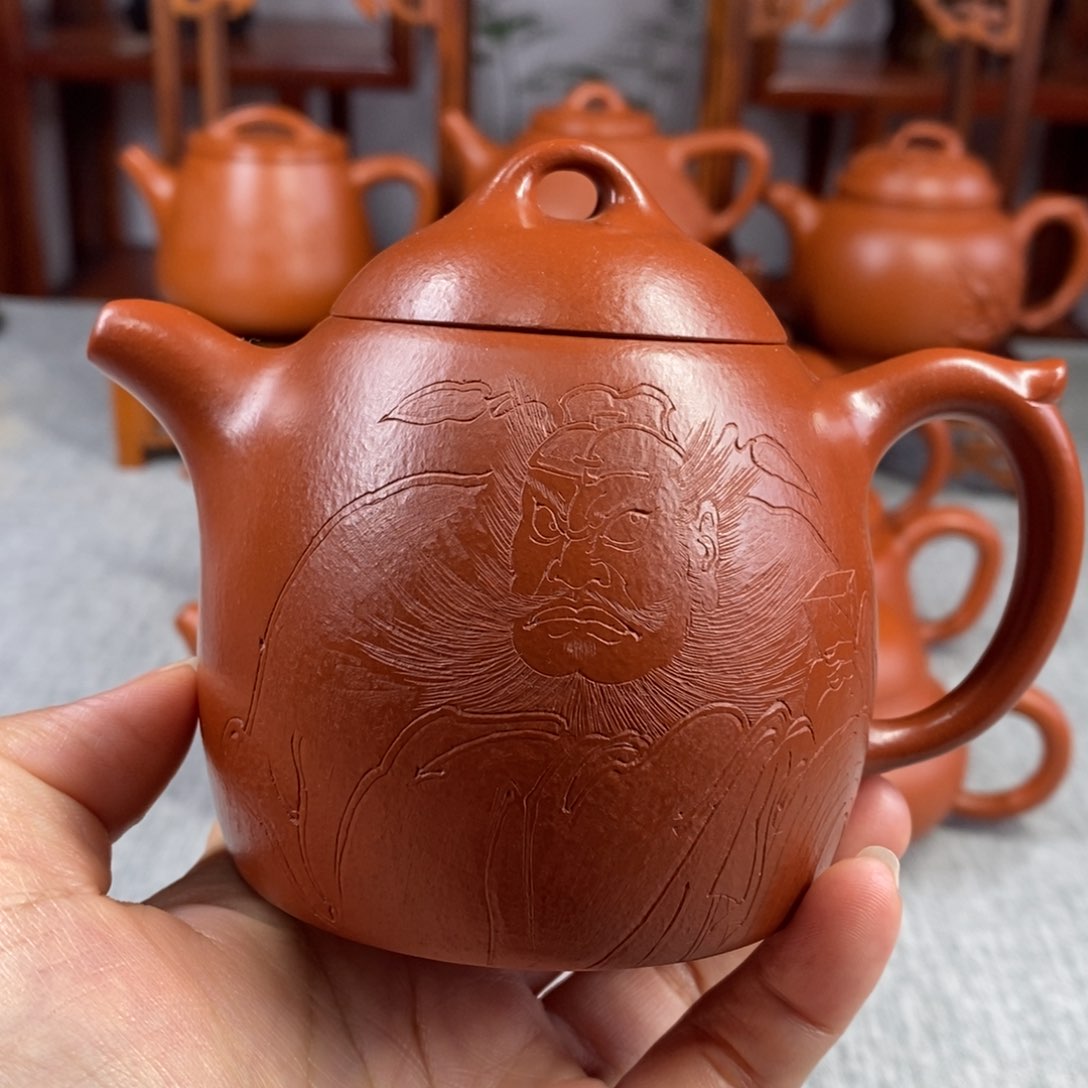 紫砂茶壶210毫升全手工