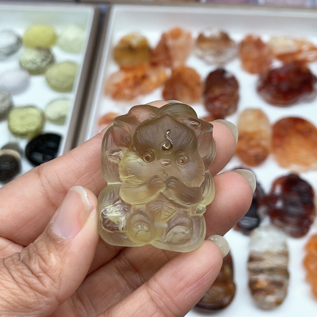 水晶吊坠(不含链)未镶嵌