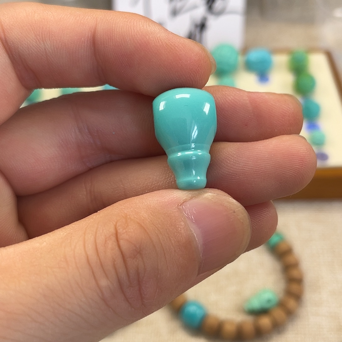 原生态湖北松配饰，直径12.5