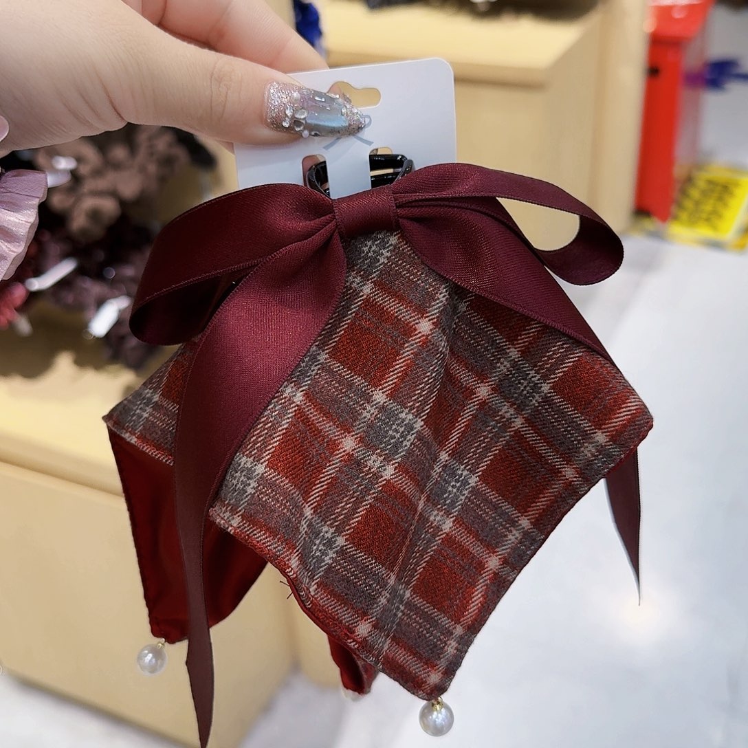 皮质铁合金马尾夹