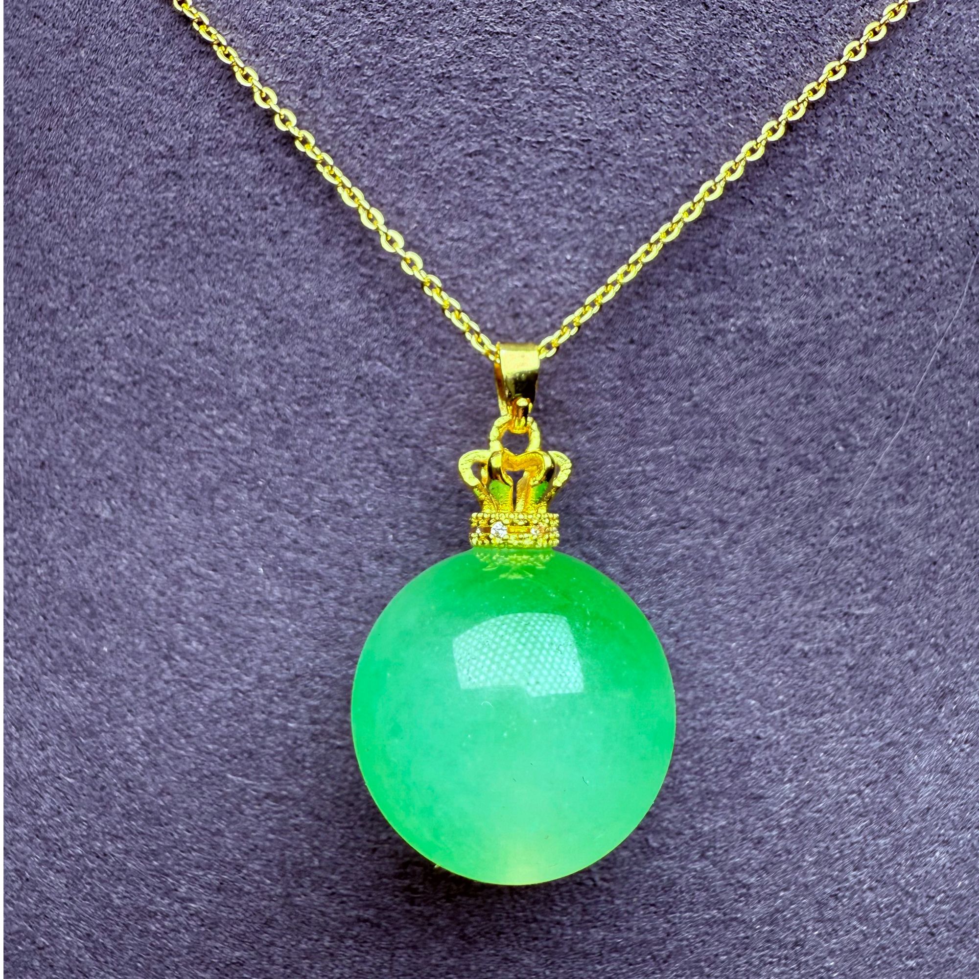 非金属珐琅吊坠 【瑞宝阁严选】原创苹果珠吊坠LX640529