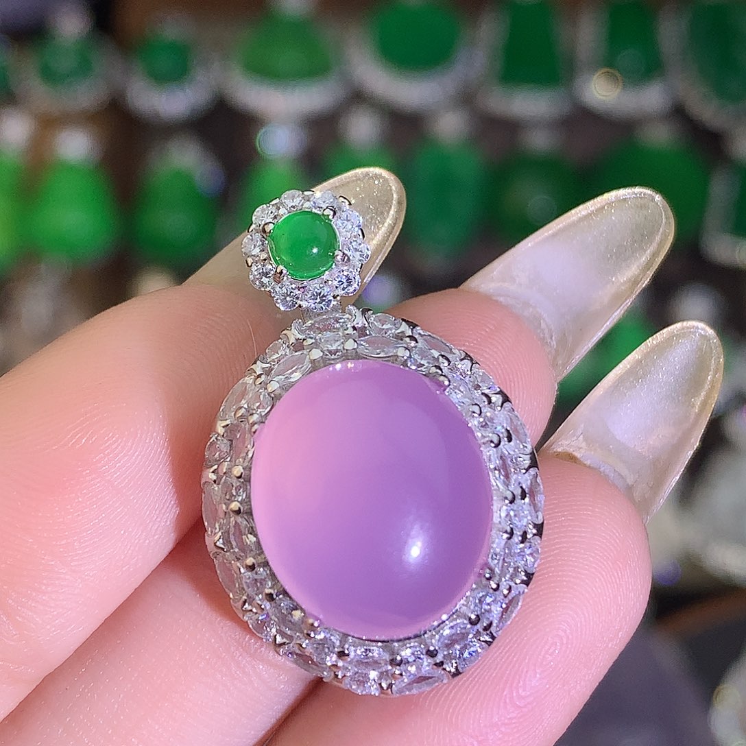 玛瑙/玉髓银S925镶嵌颈饰