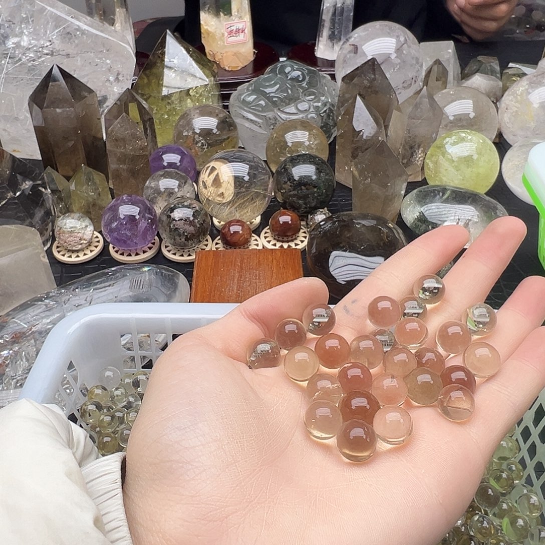 未镶嵌水晶珠宝半成品423水晶
