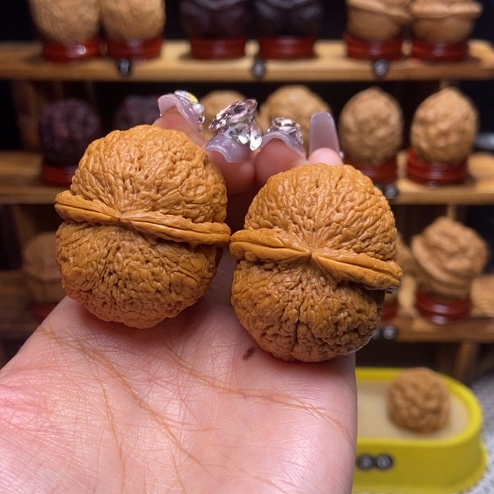 文玩核桃吊坠脑纹21