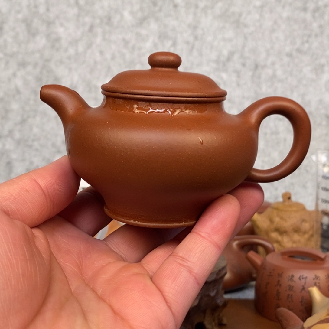 紫砂茶壶?***柒点搪紫泥掇只180cc