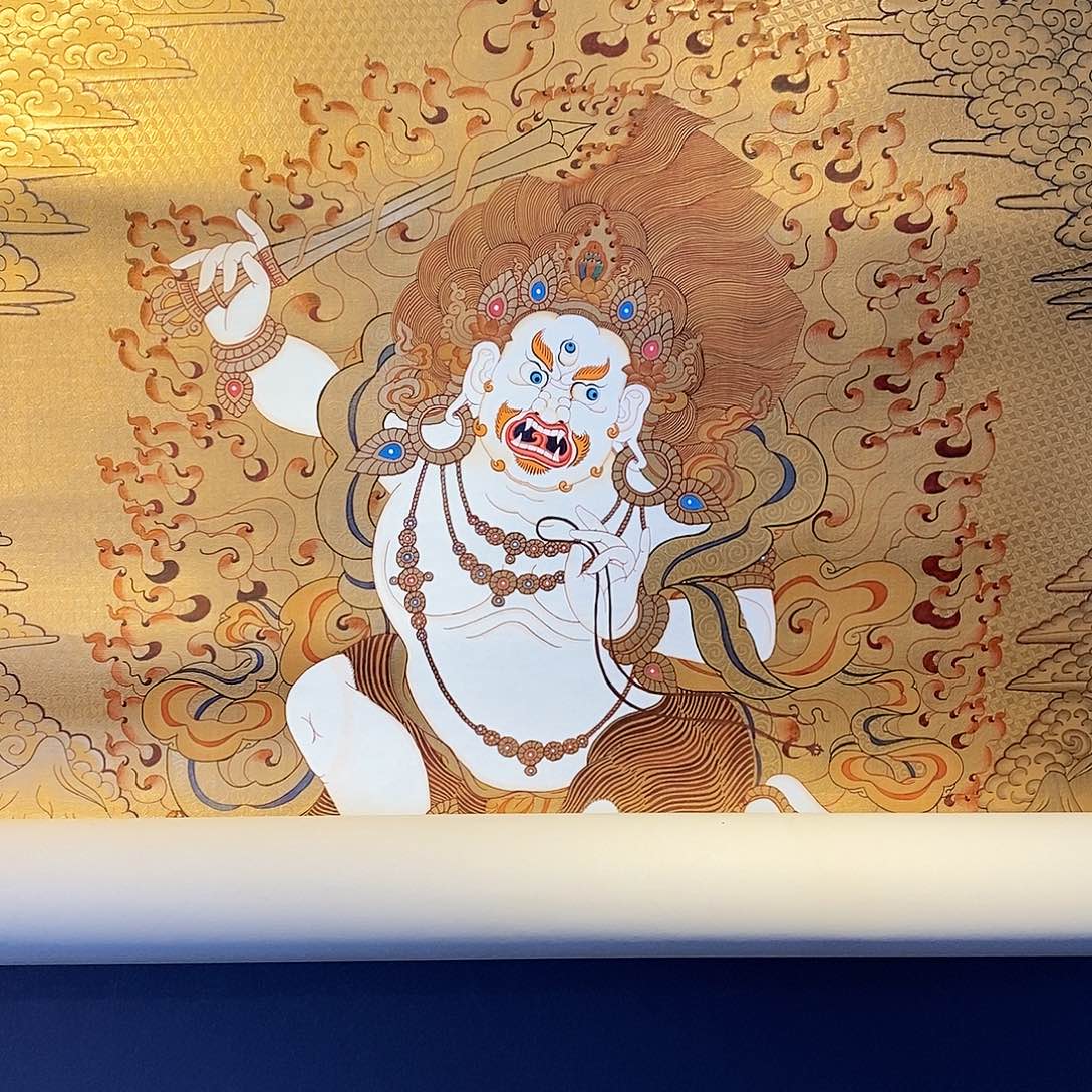 装裱画键*尼泊尔手绘唐卡画芯