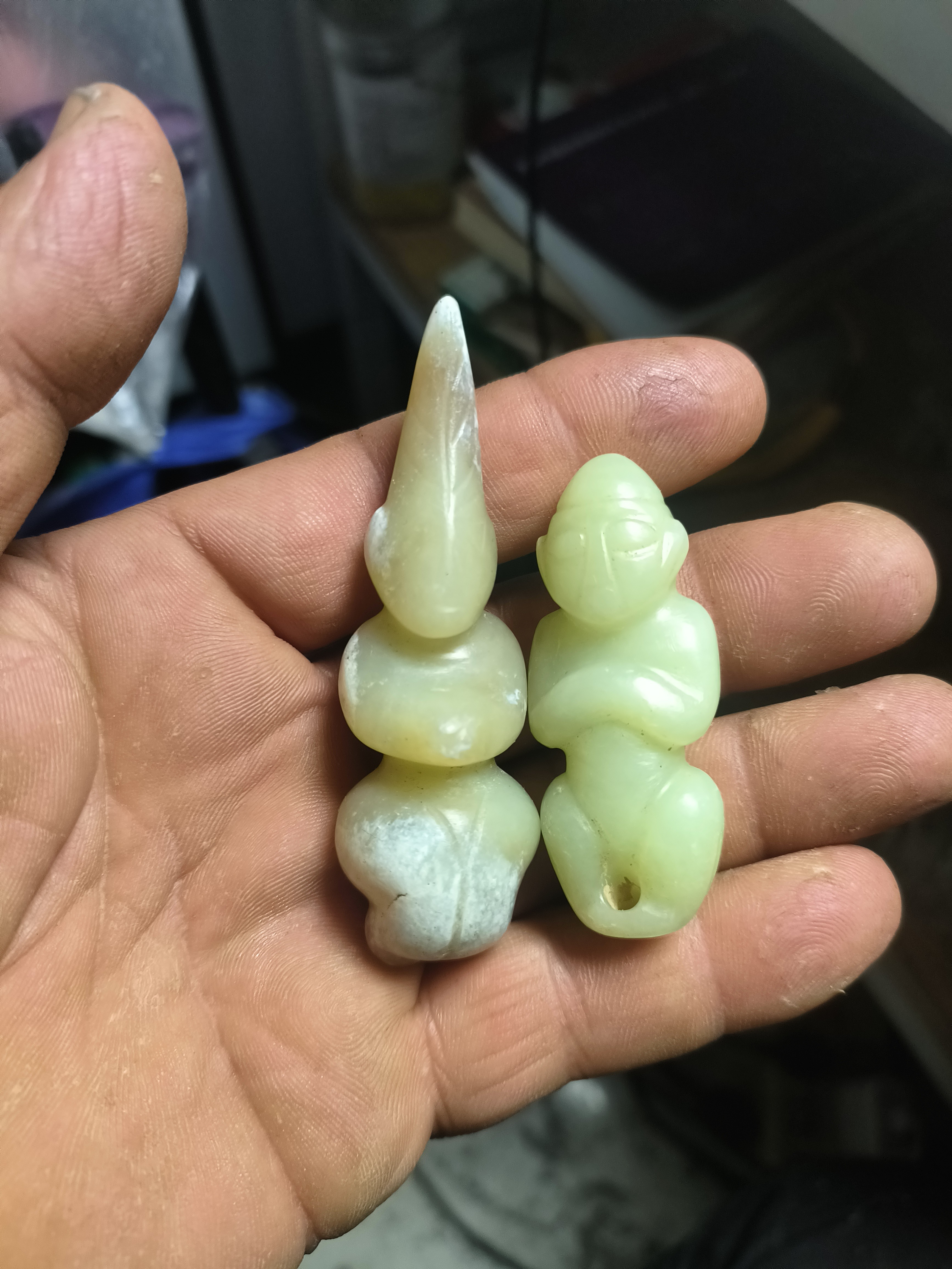 河磨奇石人形组和件