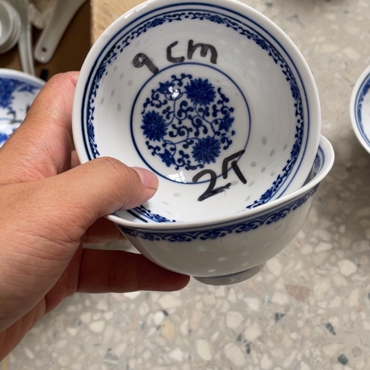 摆件景德镇高温细白瓷餐具