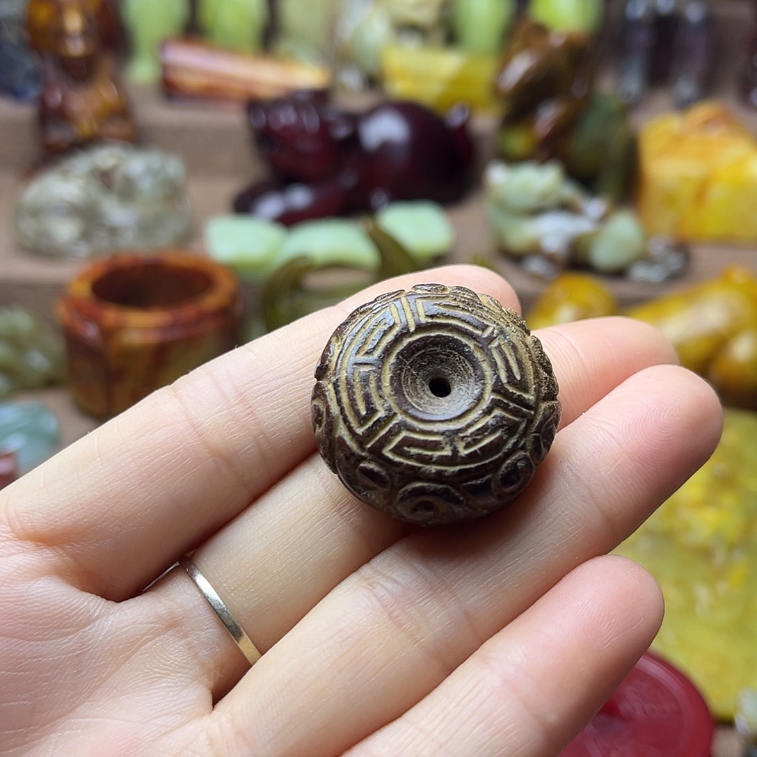 白玉菩提吊坠119。。