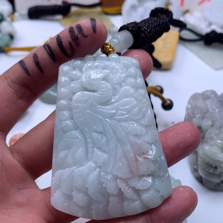 颈饰未镶嵌翡翠保真天然a货翡翠