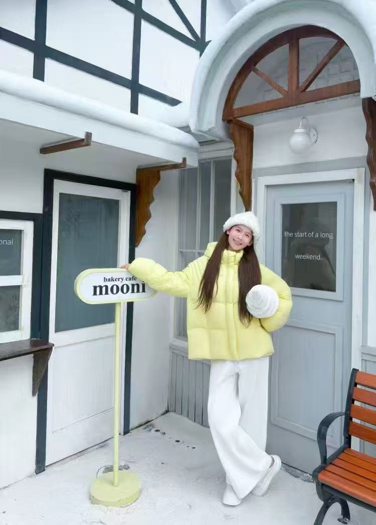 68202 “黑天鹅”高奢一手长 新国标 90白鹅绒 极简风羽绒服外套