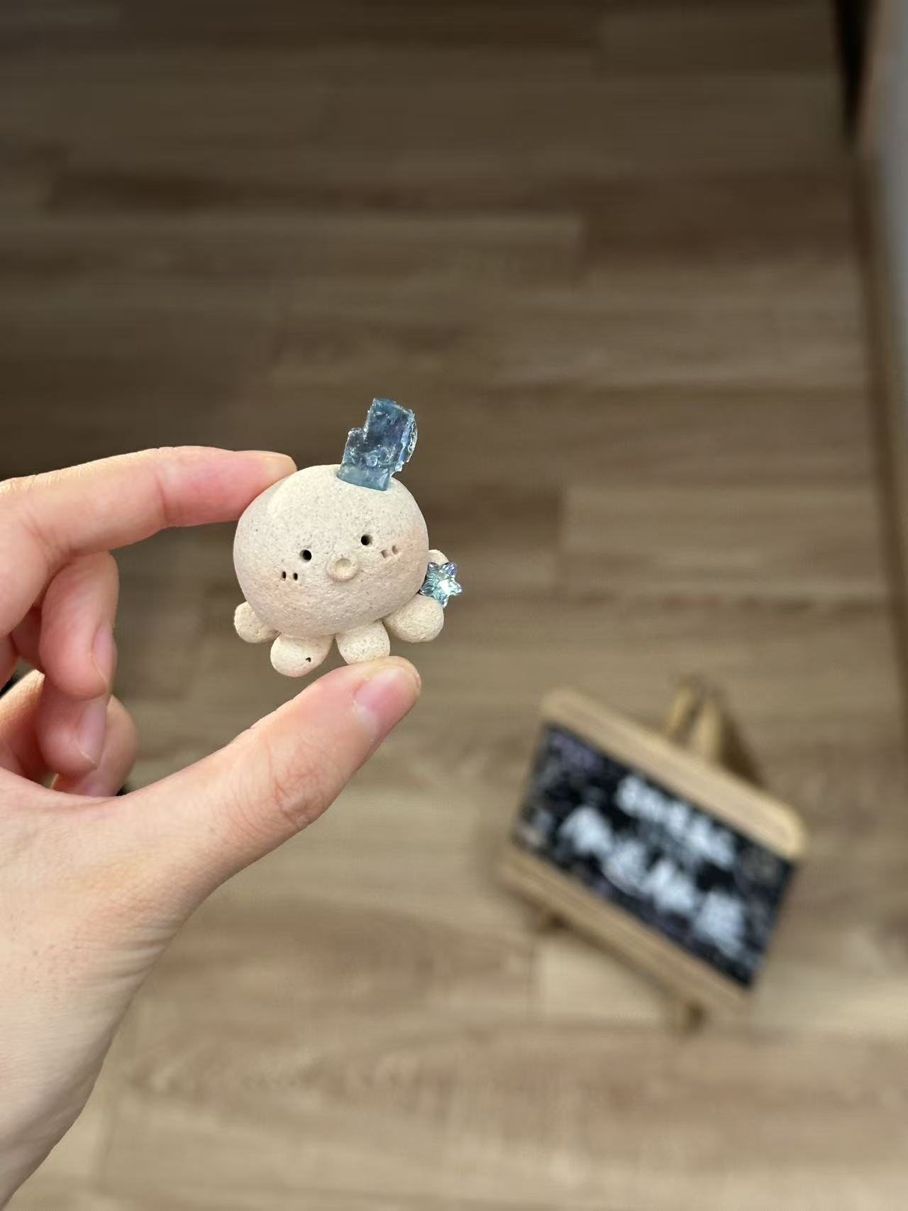 水晶小豆丁可爱海宝小章鱼