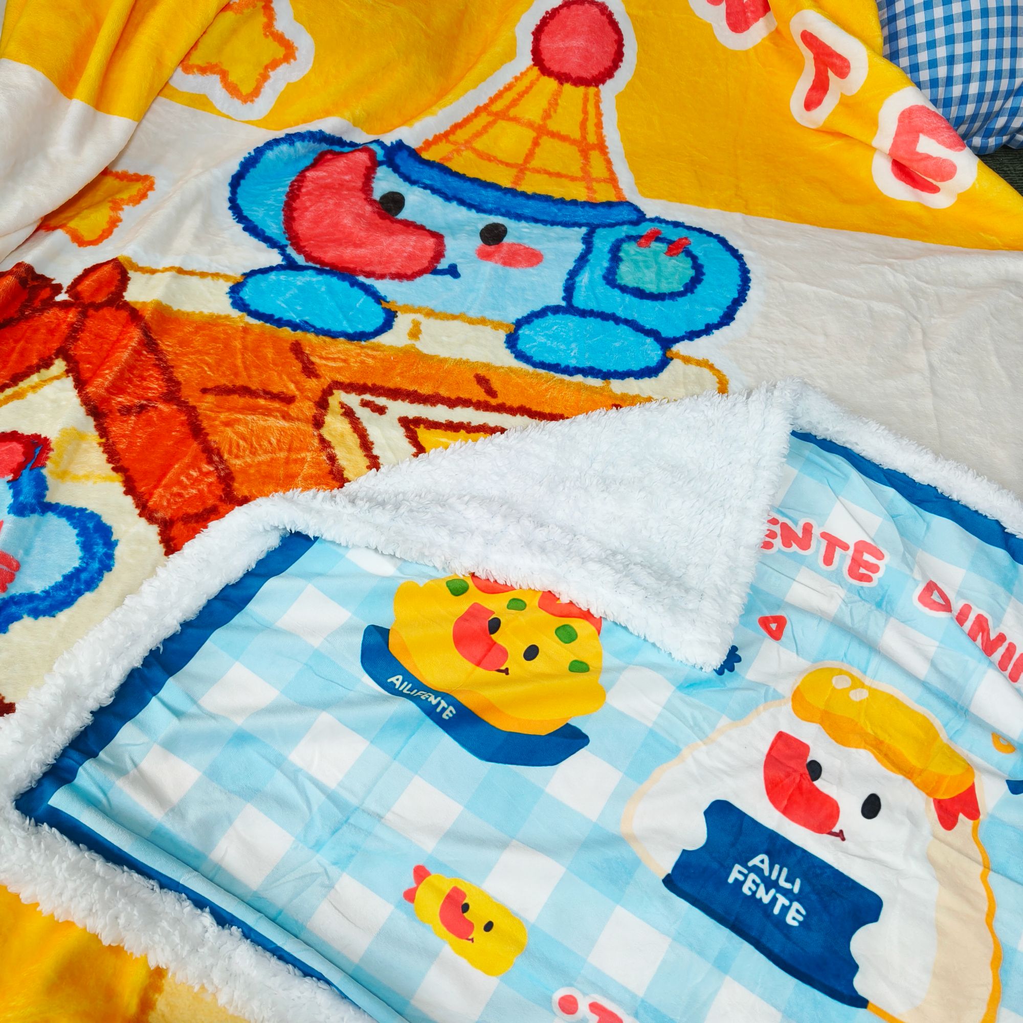 爱力芬特 | 餐车系列小象毛毯合集